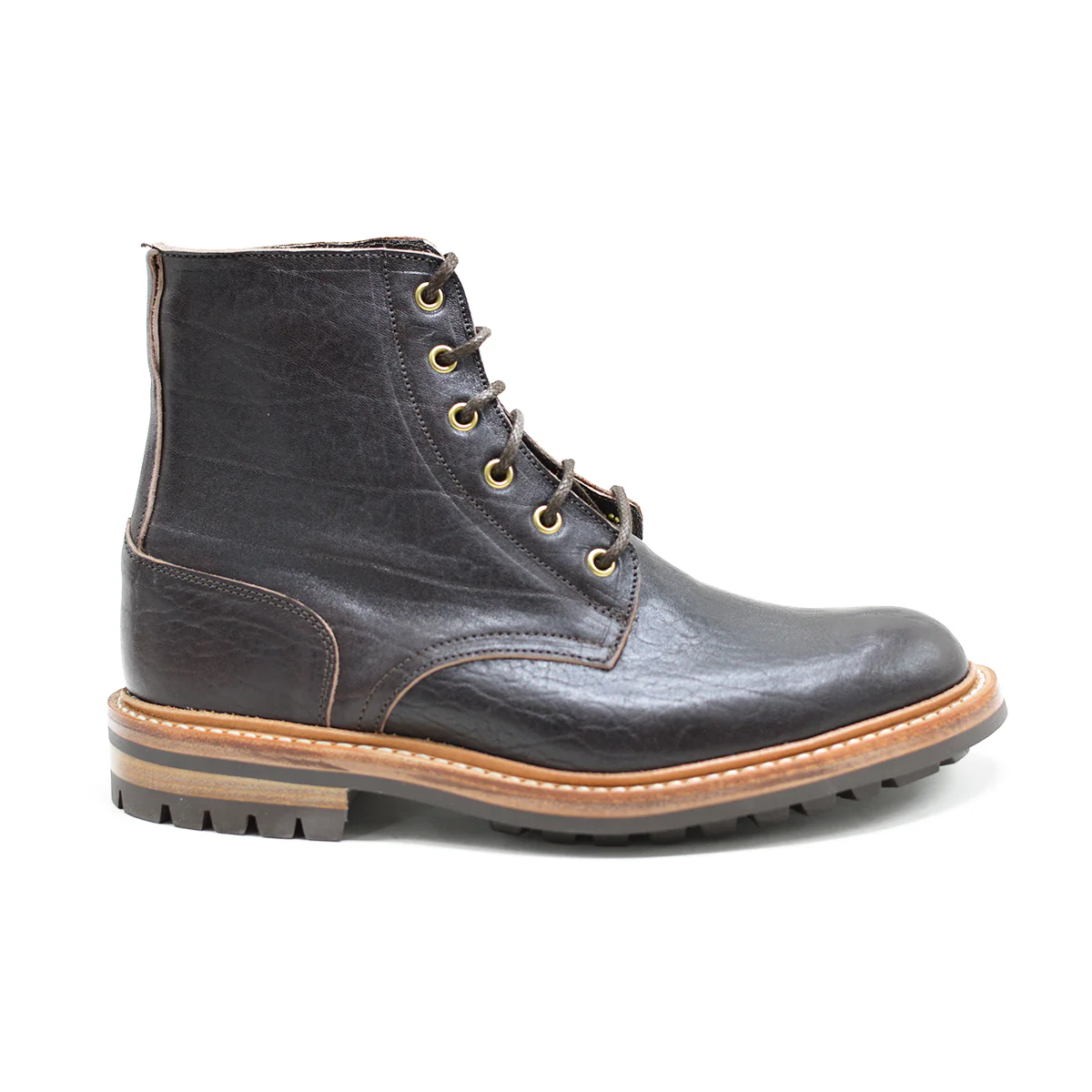 Trickers BERNWOOD - Horween Dark Brown Aspen