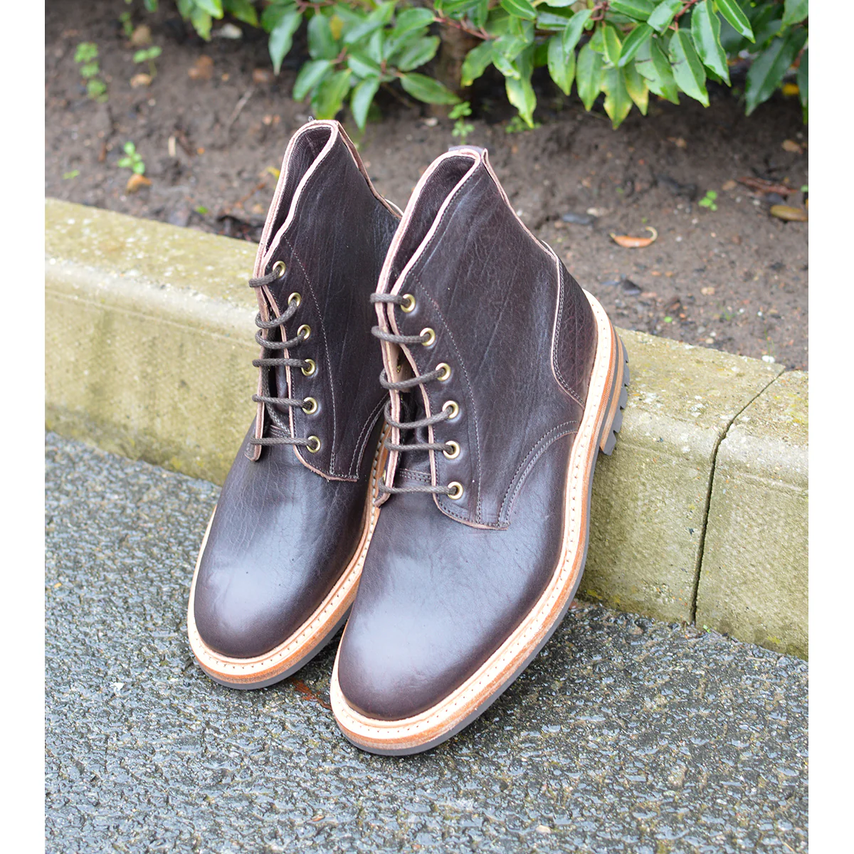Trickers BERNWOOD - Horween Dark Brown Aspen - Image 10