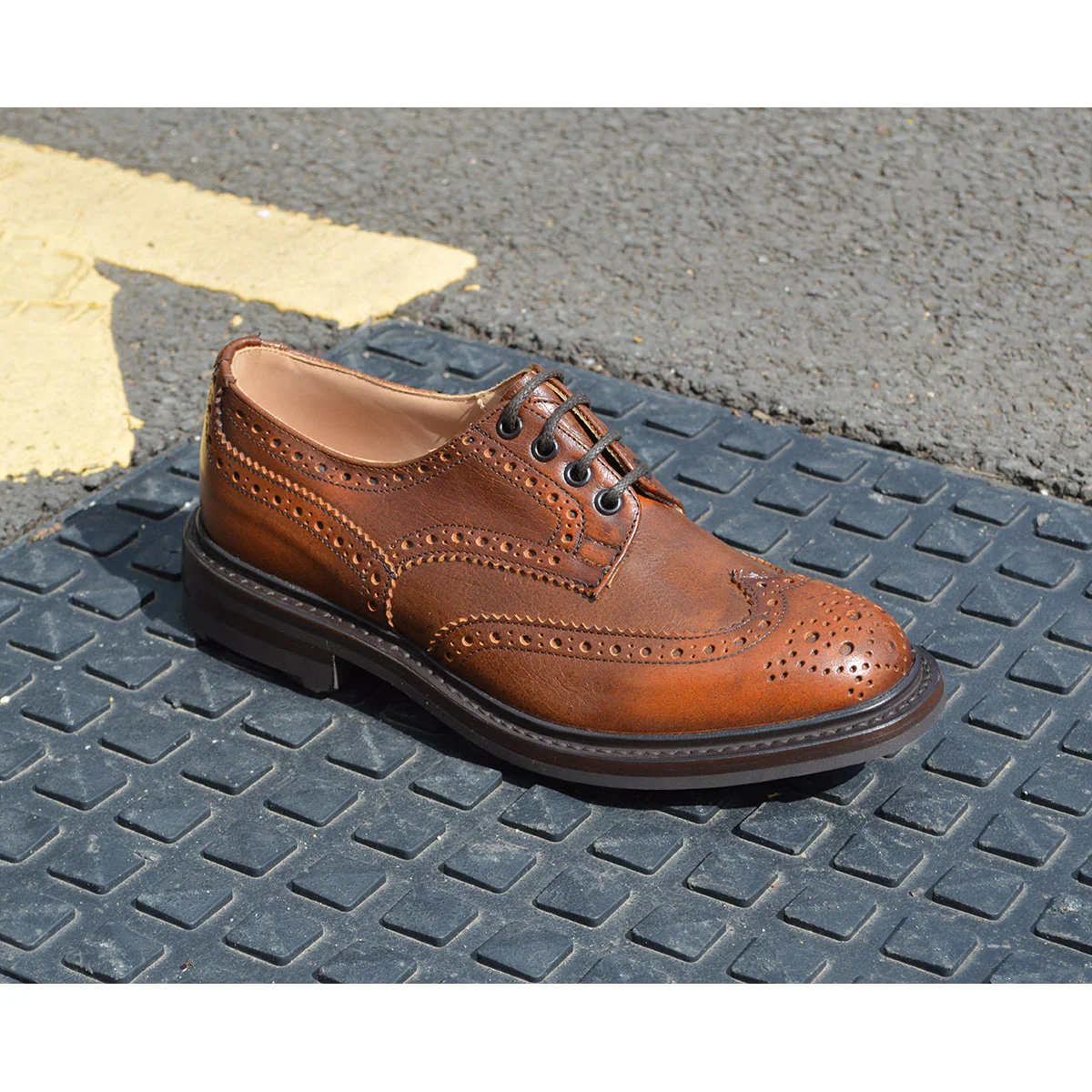 Trickers Bourton Country Shoe | Derby Brogues (Caramel) - Image 11