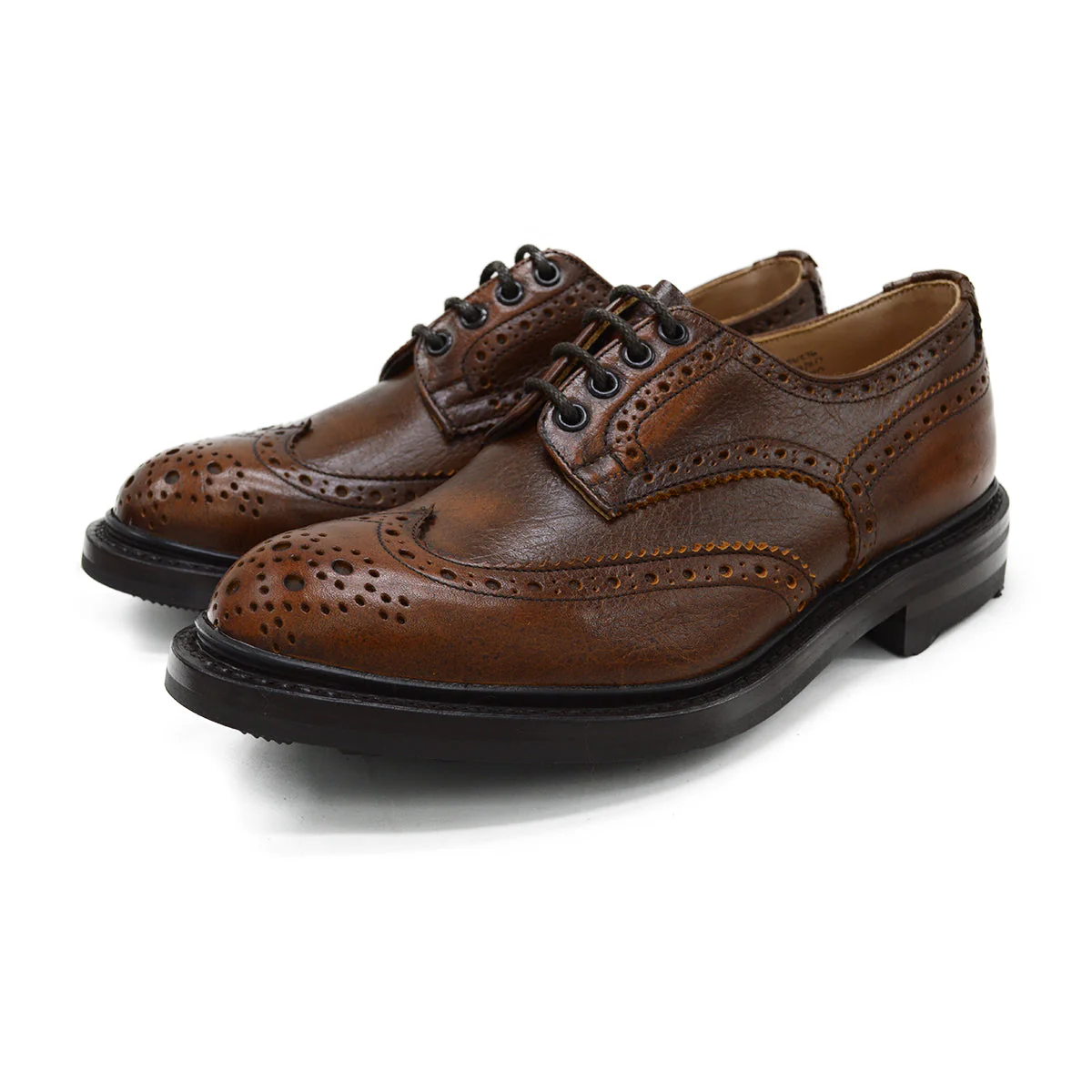 Trickers Bourton Country Shoe | Derby Brogues (Caramel) - Image 3