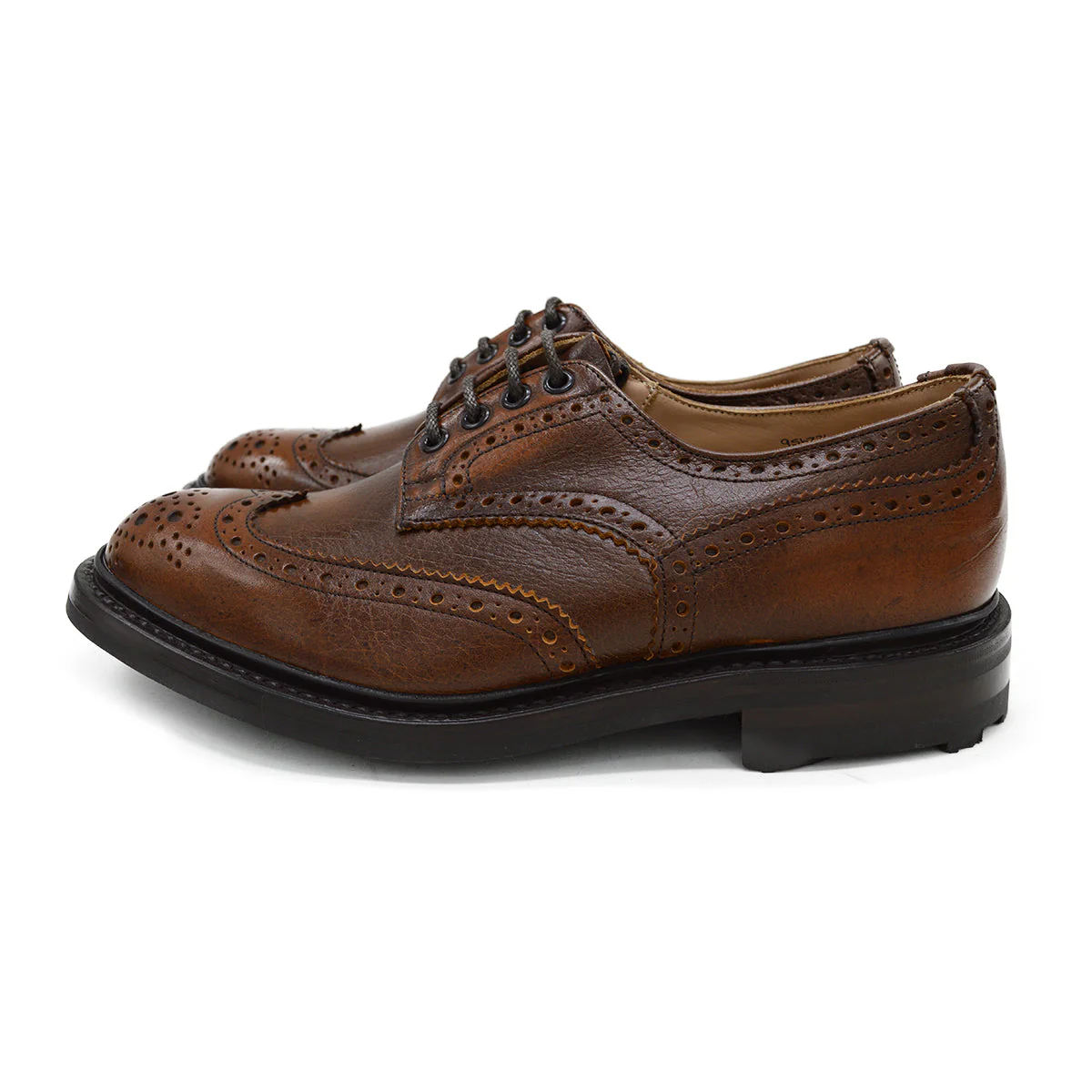 Trickers Bourton Country Shoe | Derby Brogues (Caramel) - Image 5