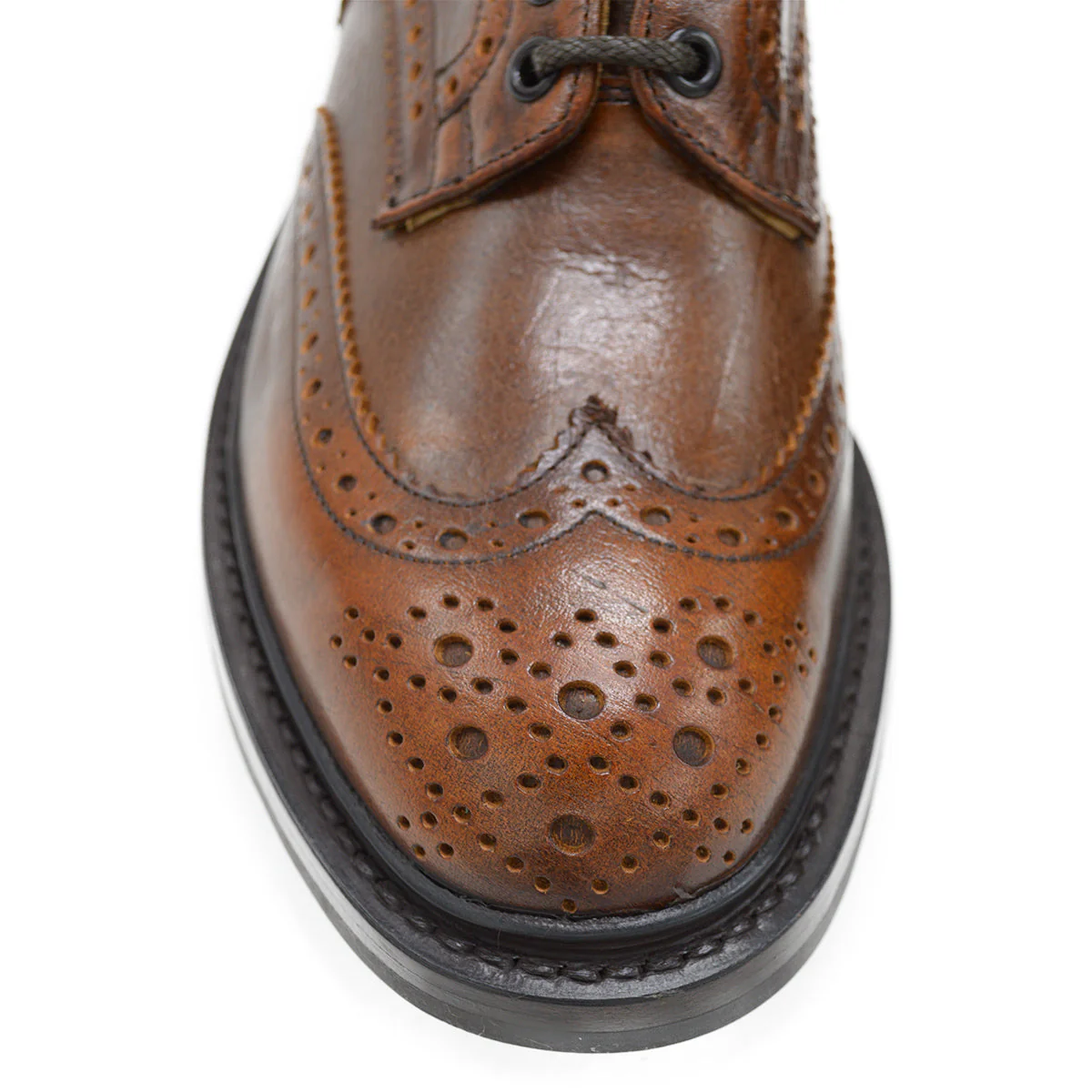 Trickers Bourton Country Shoe | Derby Brogues (Caramel) - Image 7