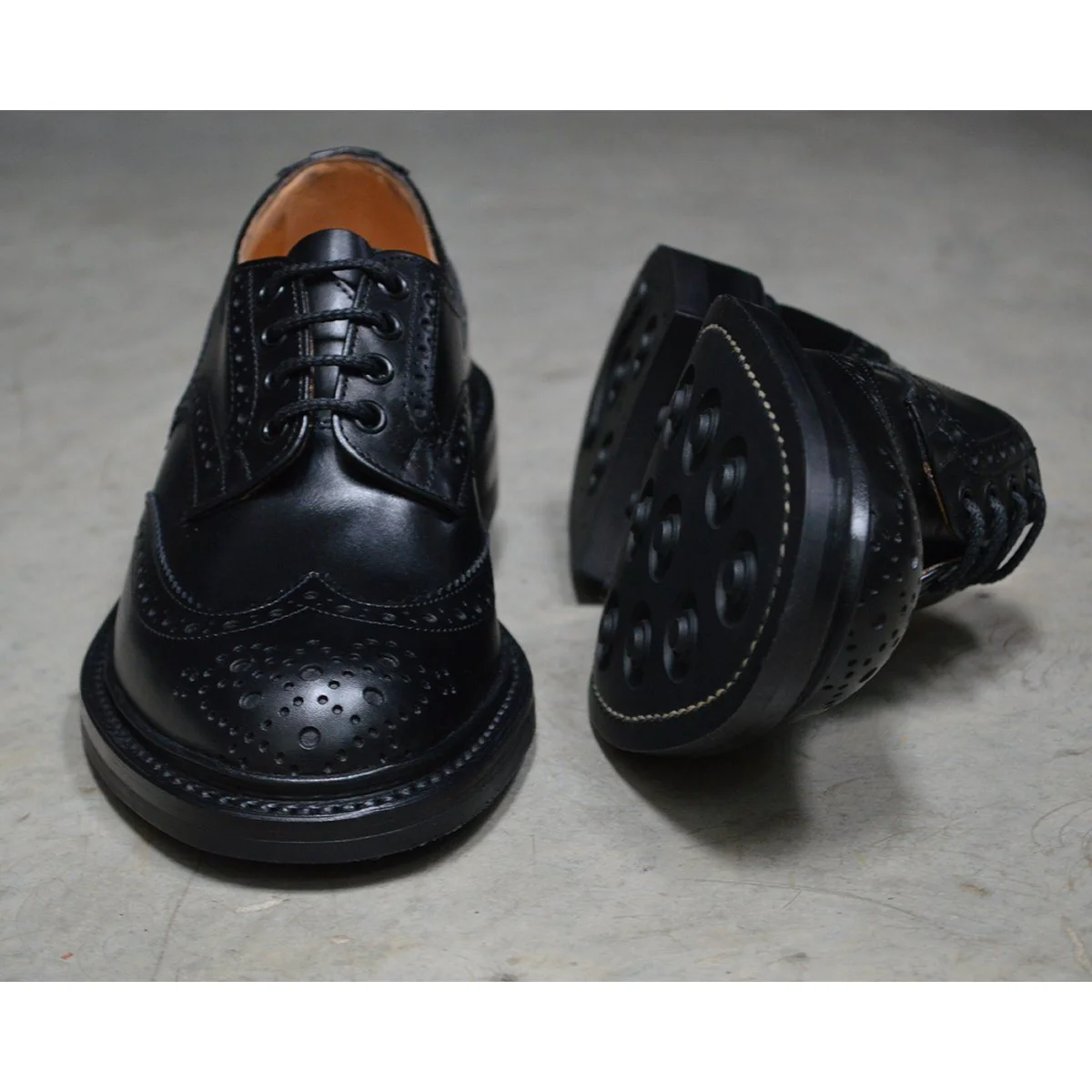 Trickers Bourton Country Shoe | Derby Brogues (Black) - Image 10