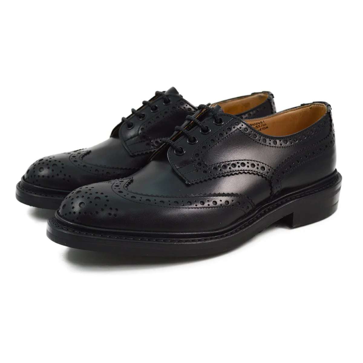 Trickers Bourton Country Shoe | Derby Brogues (Black) - Image 3