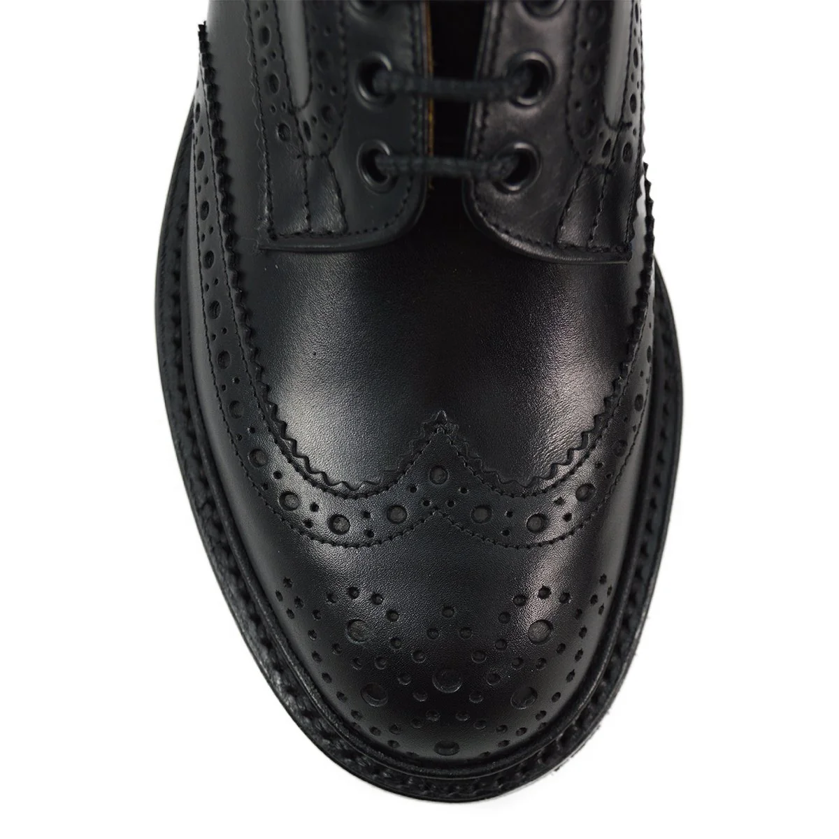 Trickers Bourton Country Shoe | Derby Brogues (Black) - Image 7