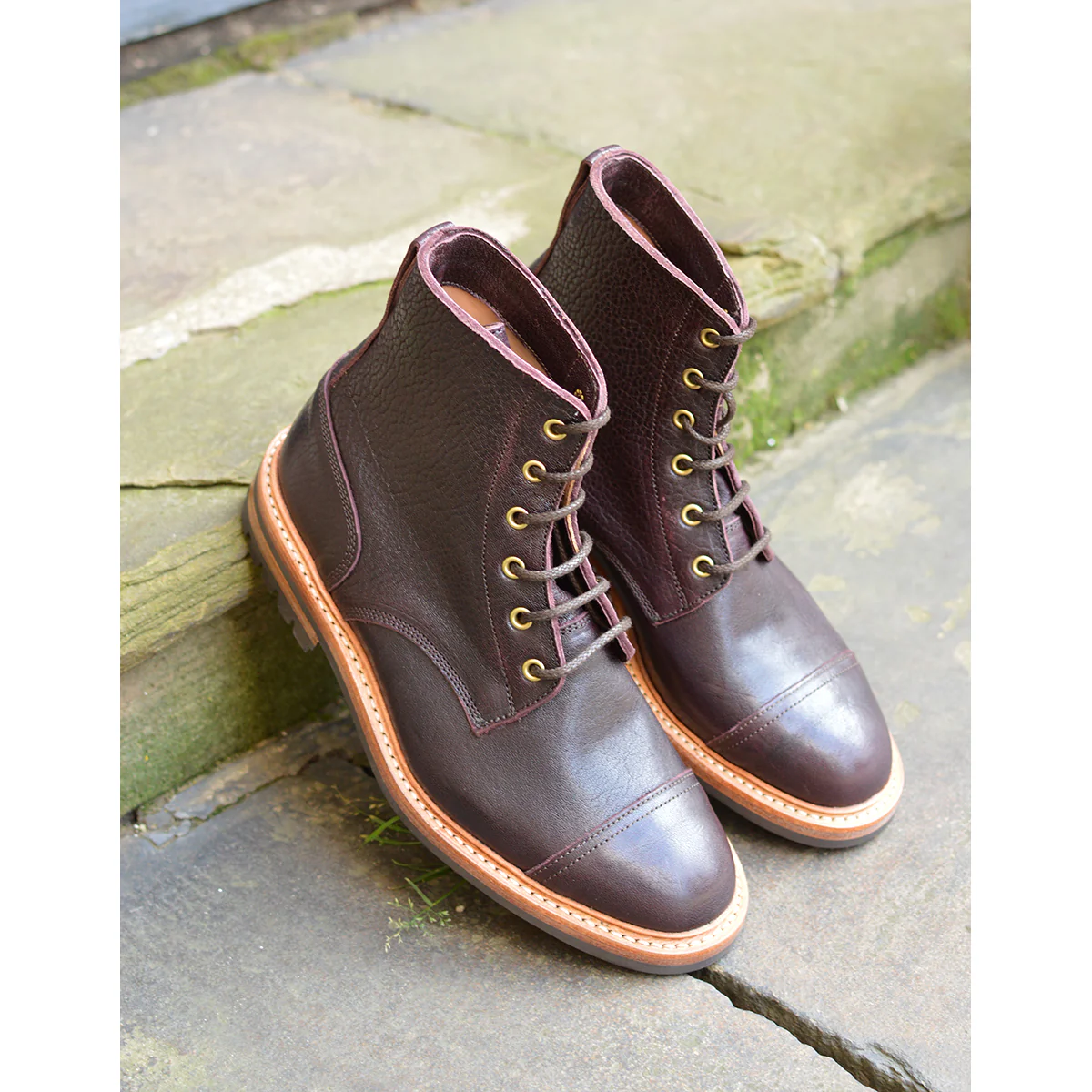 Trickers KIELDER - Horween Burgundy Aspen - Image 11