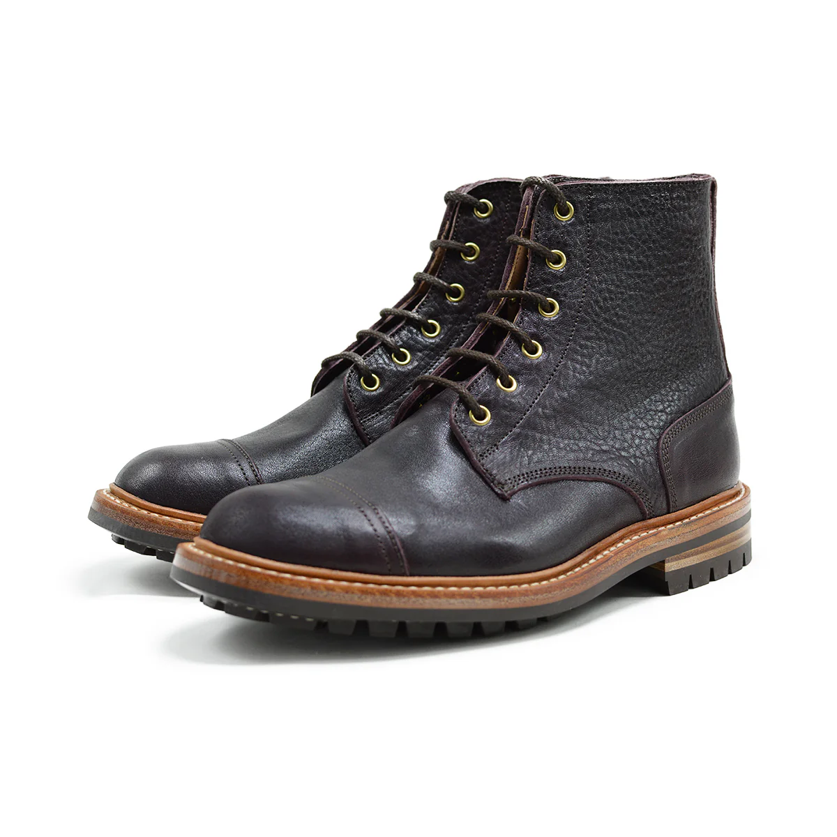 Trickers KIELDER - Horween Burgundy Aspen - Image 3