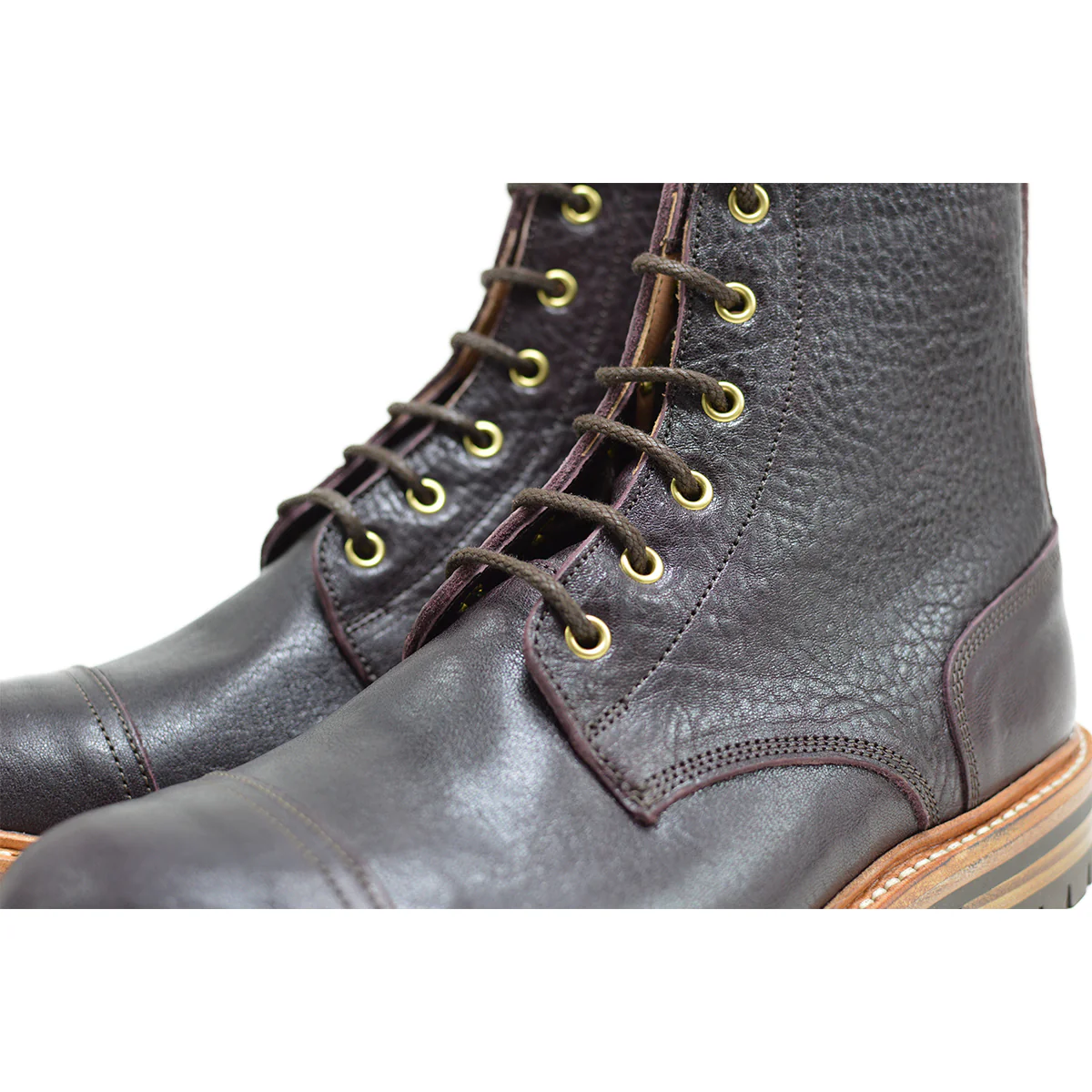Trickers KIELDER - Horween Burgundy Aspen - Image 4