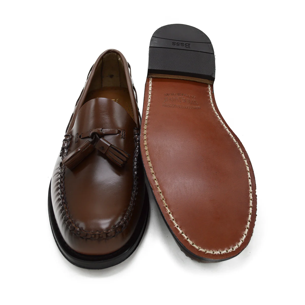Weejuns Larkin Tassel Loafers Brown Leather - Image 2