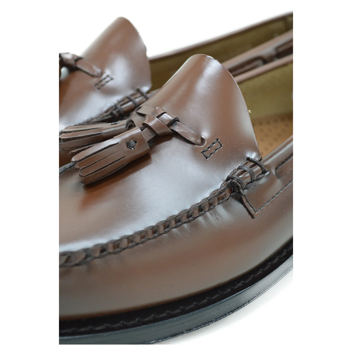 Weejuns Larkin Tassel Loafers Brown Leather - Image 4